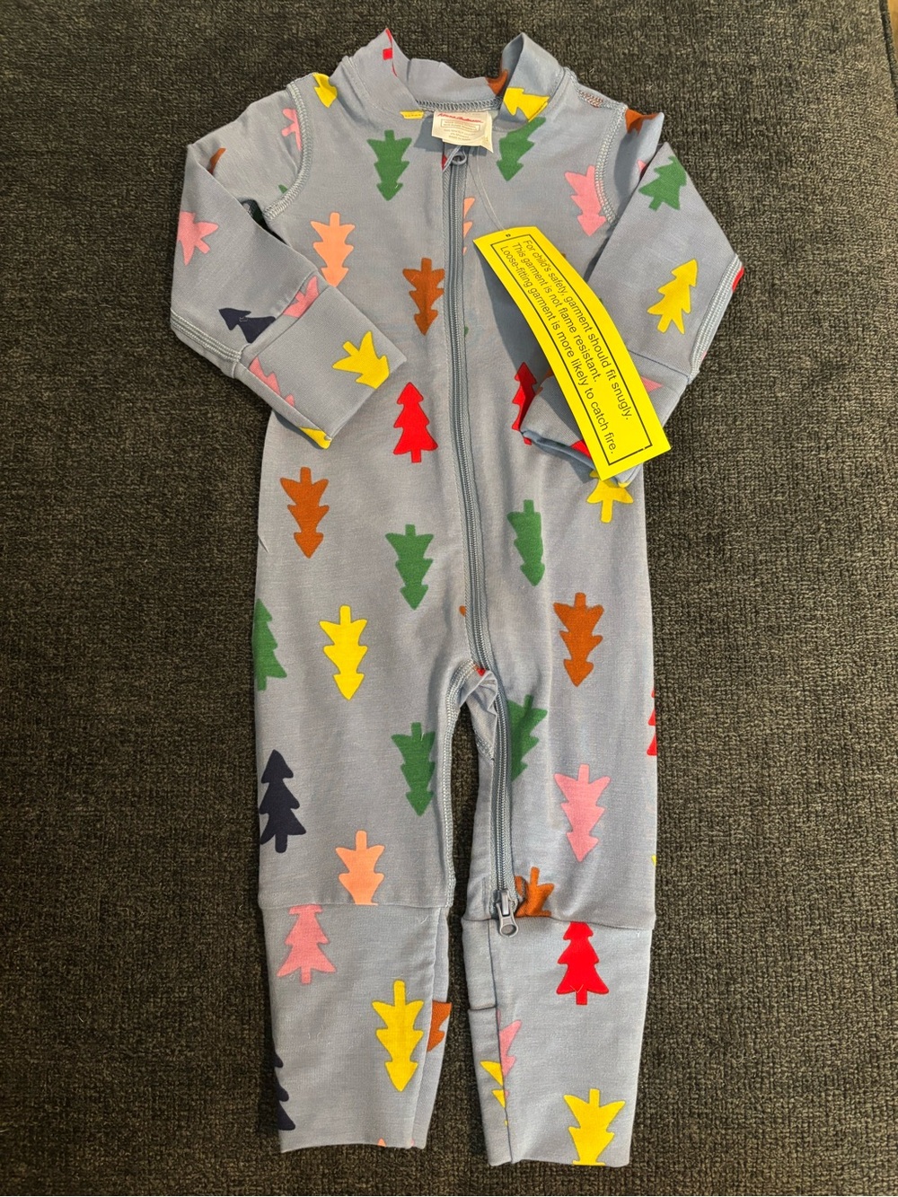 Hanna Andersson Tencel Lyocell Cuffed Footie Pajamas 0-3 Months